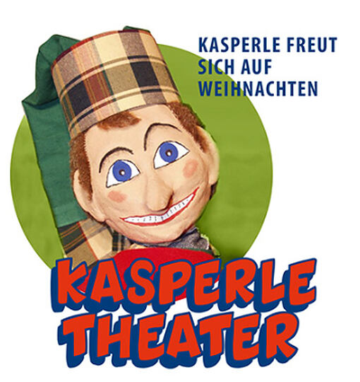 Kasperle freut sich auf Weihnachten