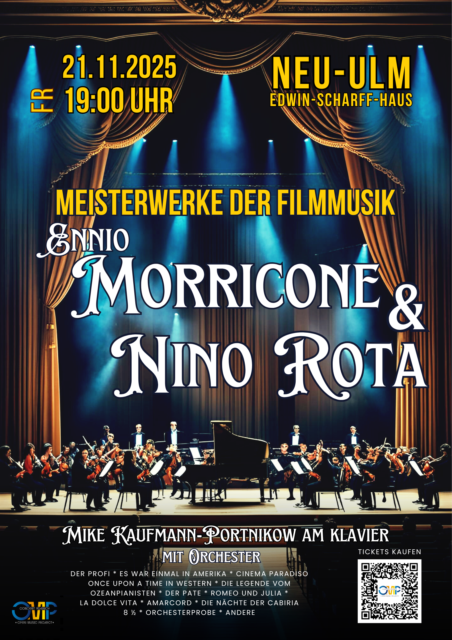 ABGESAGT: Meisterwerke der Filmmusik 