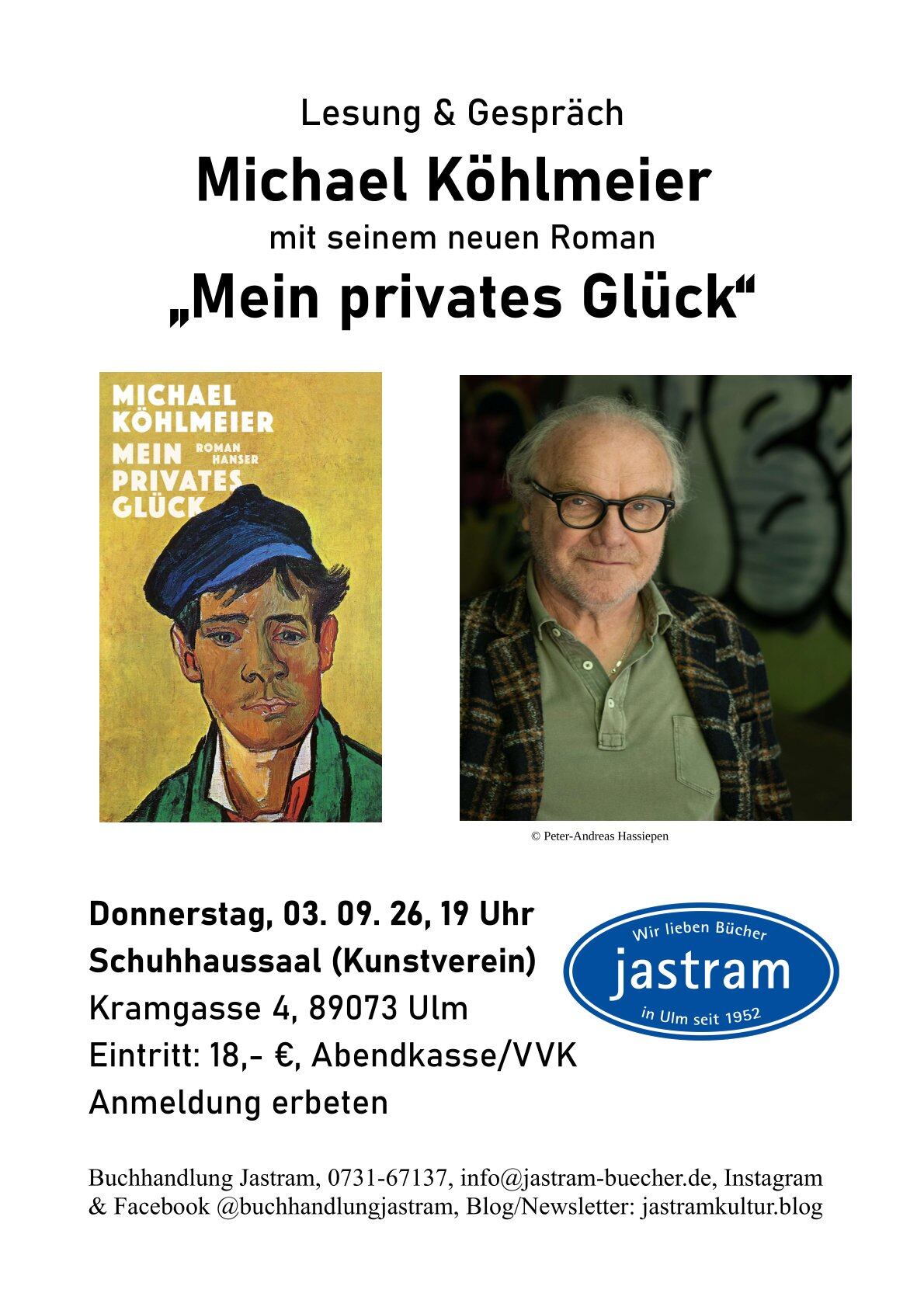 Michael Köhlmeier im Schuhhaussaal